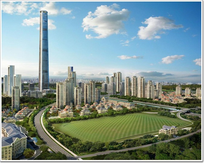 中国第一高楼——高银金融117大厦效果图