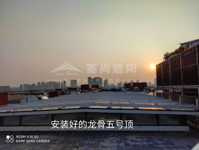 南昌大学第一附属医院电动遮阳项目进入施工